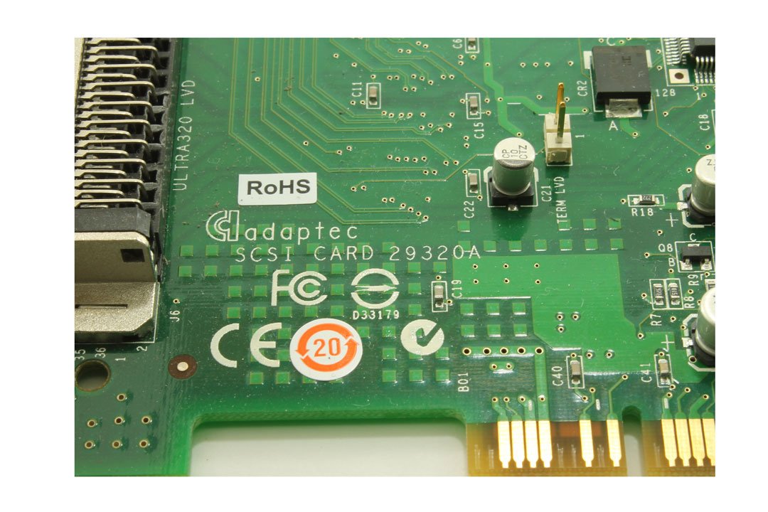 Adaptec 29320A Ultra320 SCSI U320 Card w/ HostRAID PCI-X, 133, 64